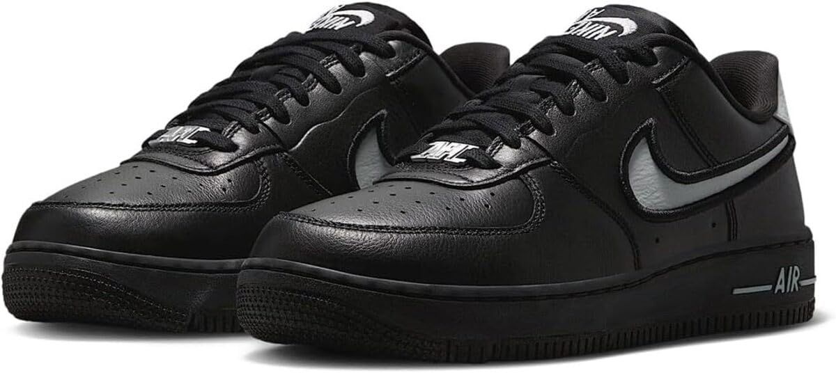 [ナイキ] エア フォース 1 ダンス W AIR FORCE 1 DANCE ブラック/ブラック/メタリックシルバー FJ7409-002 23.0cm [23.0 cm]