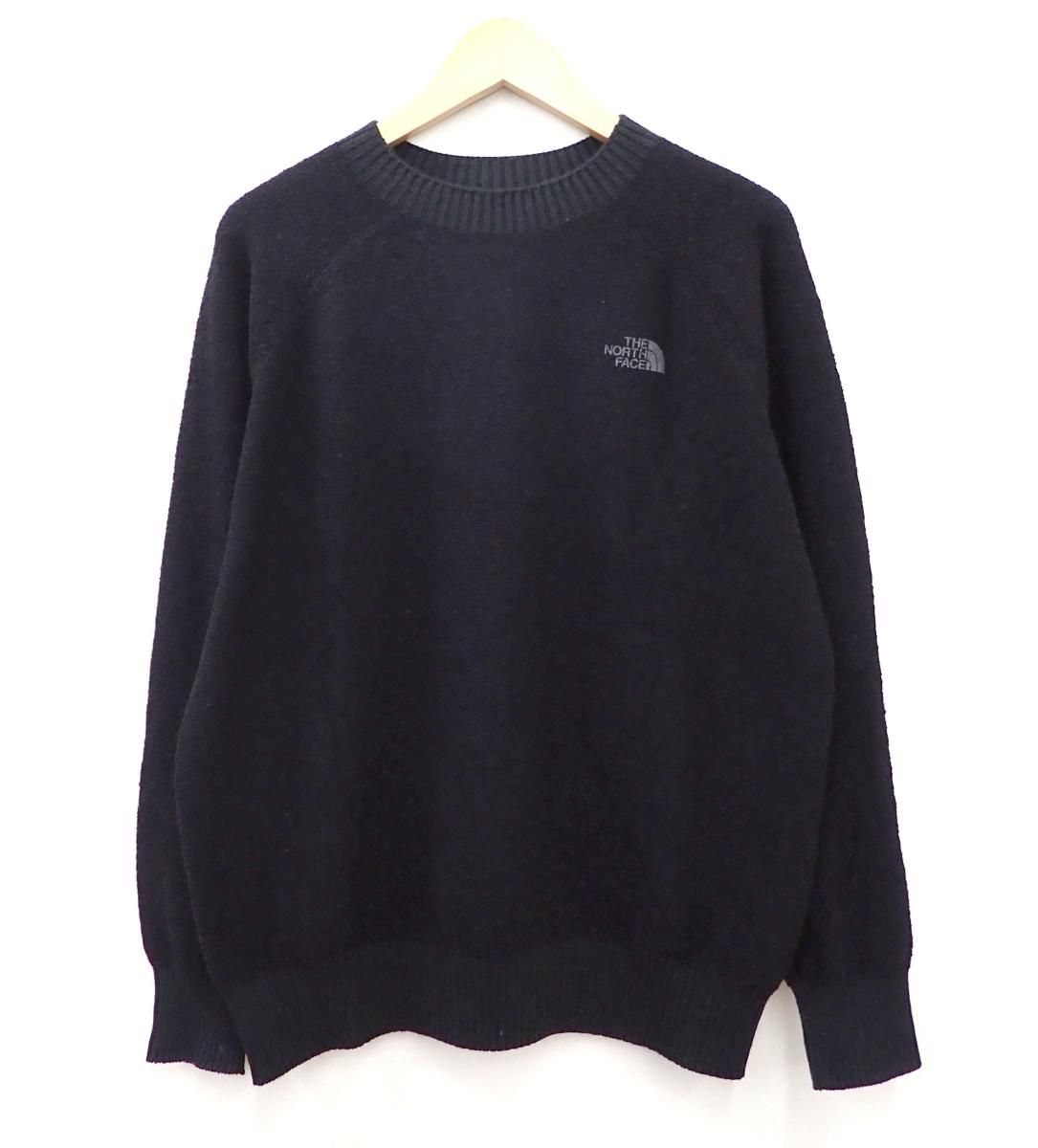 ★8010☆THE NORTH FACE ノースフェイス Comfortive Wool Trainer コンフォーティブウールトレーナー NT62296　美品　M