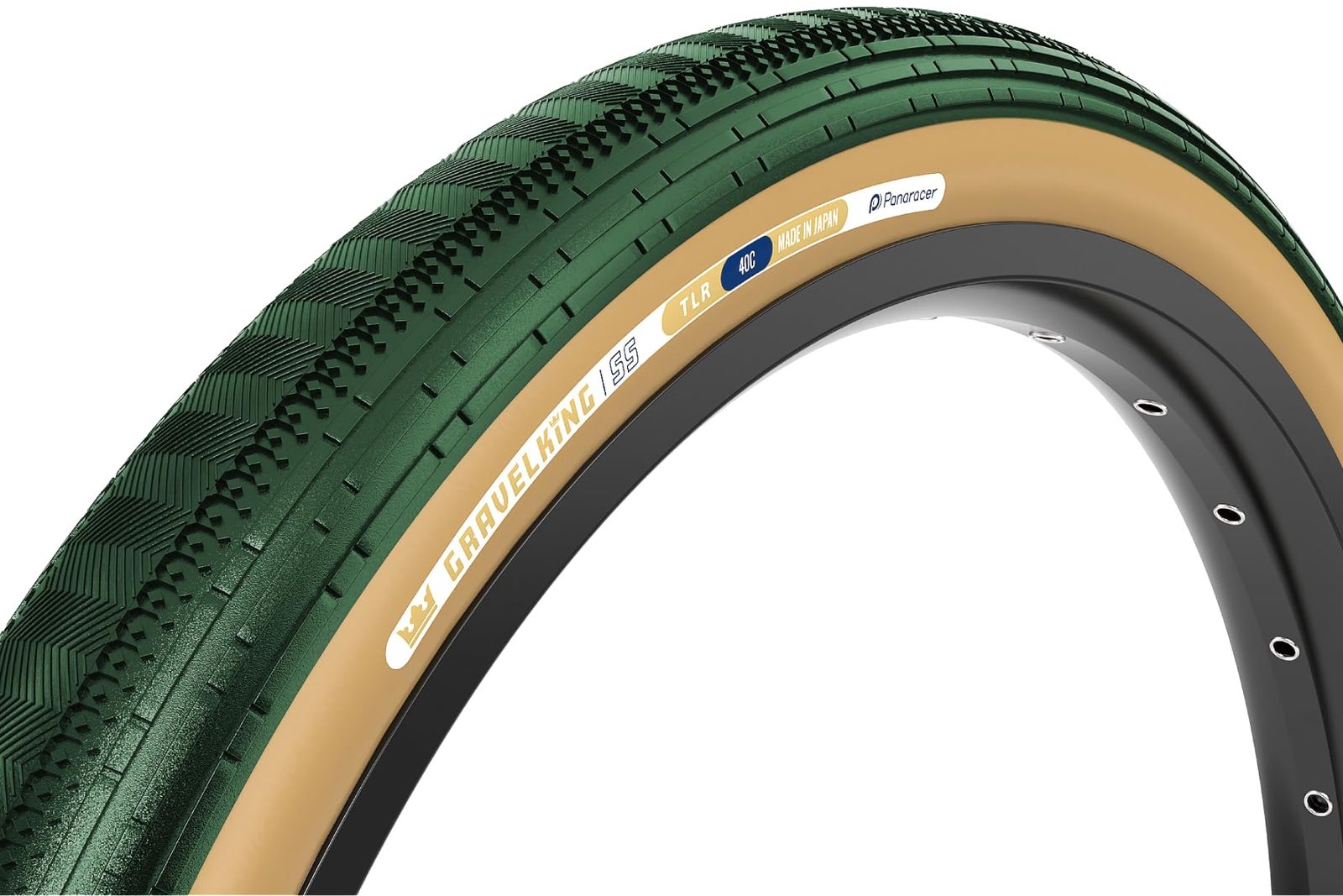 新品 パナレーサー(Panaracer) グラベルキング SS 700×45C チューブレスレディ GRAVELKING SS ブリティッシュレーシンググリーン/茶 F745-GKSS-BRG-D2