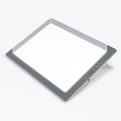 日本製 トライテックのトレース台 トレビュアー LED A4 薄型 8mm 7段階調光可 A4-500Ju