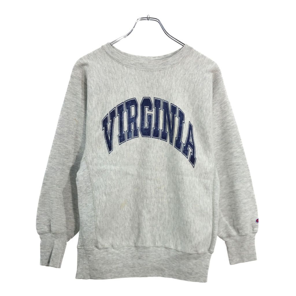 90年代 USA製 Champion チャンピオン REVERSE WEAVE リバースウィーブ スウェット カレッジ グレー(メンズ M)中古 古着 V6162