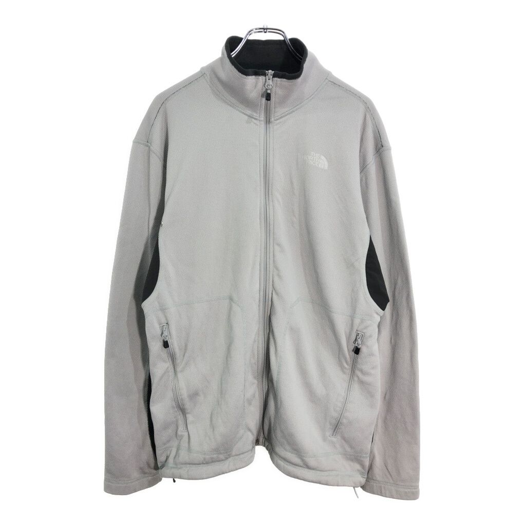 THE NORTH FACE ノースフェイス フリースジャケット アウトドア グレー(メンズ L)中古 古着 V5371 THE NORTH FACE ノースフェイス フリースジャケット アウトドア グレー