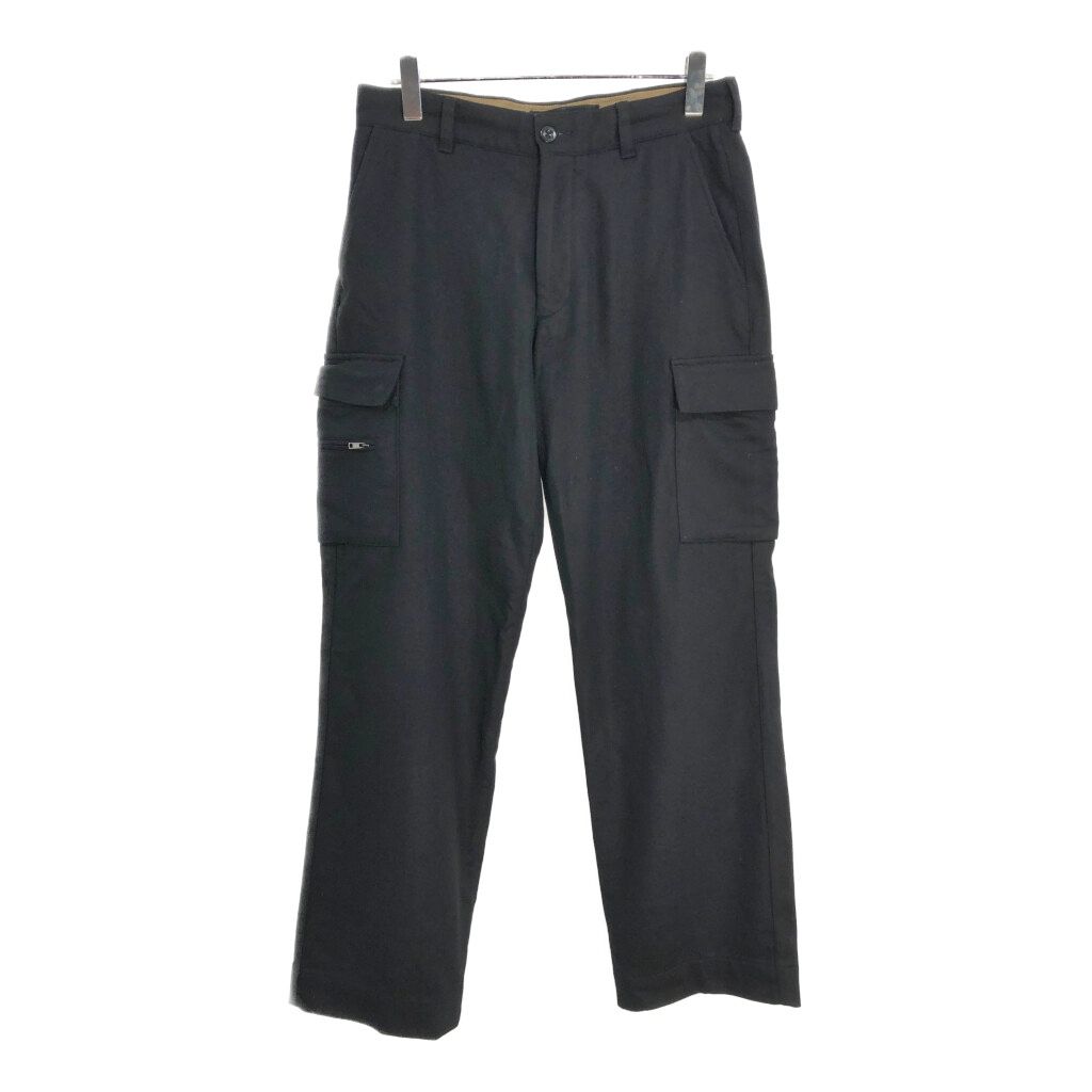 Banana Republic バナナリパブリック ウール カーゴパンツ ブラック(メンズ W32 L32)中古 古着 V6094