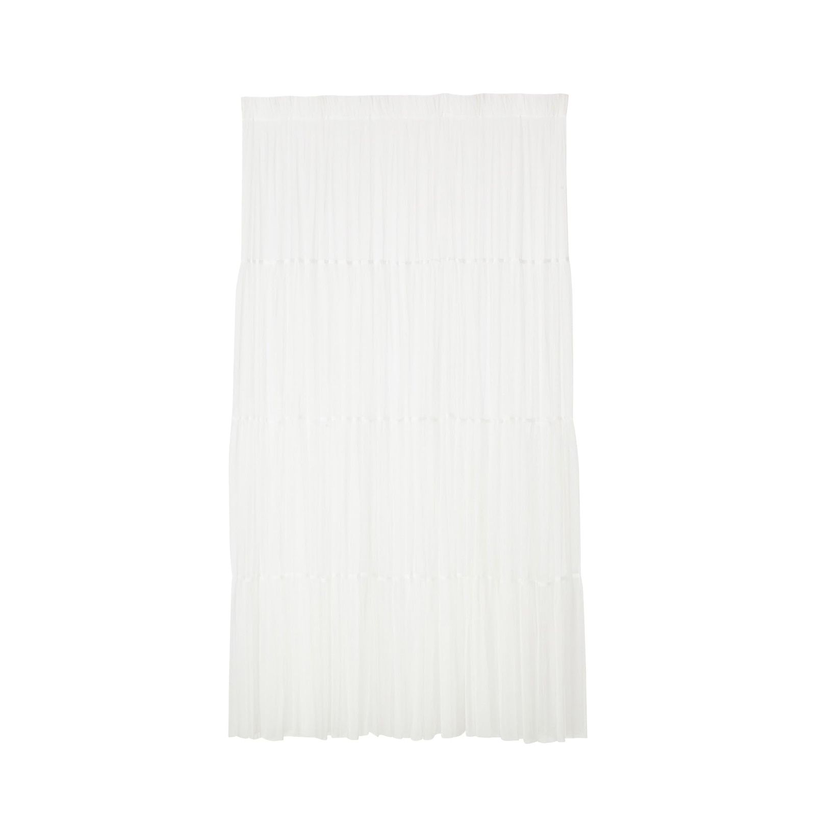 新品 Francfranc フランフラン チュールティアード レースカーテン 200×100cm
