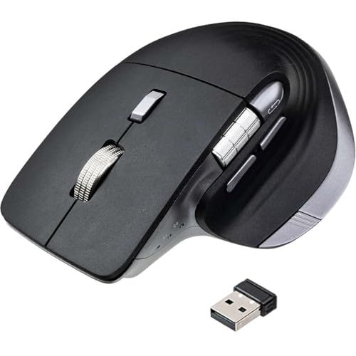 サンワダイレクト マウス 無線 Bluetooth 高速スクロール サイドホイール 5ボタン 静音 マルチペアリング 充電式 DPI切換え 400-MAWB220 a410f5b5