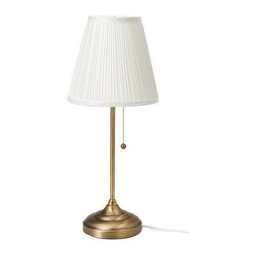 IKEA(イケア) ?RSTID テーブルランプ, 真ちゅう, ホワイト (20321378) (203.213.78) 6bbcabfc