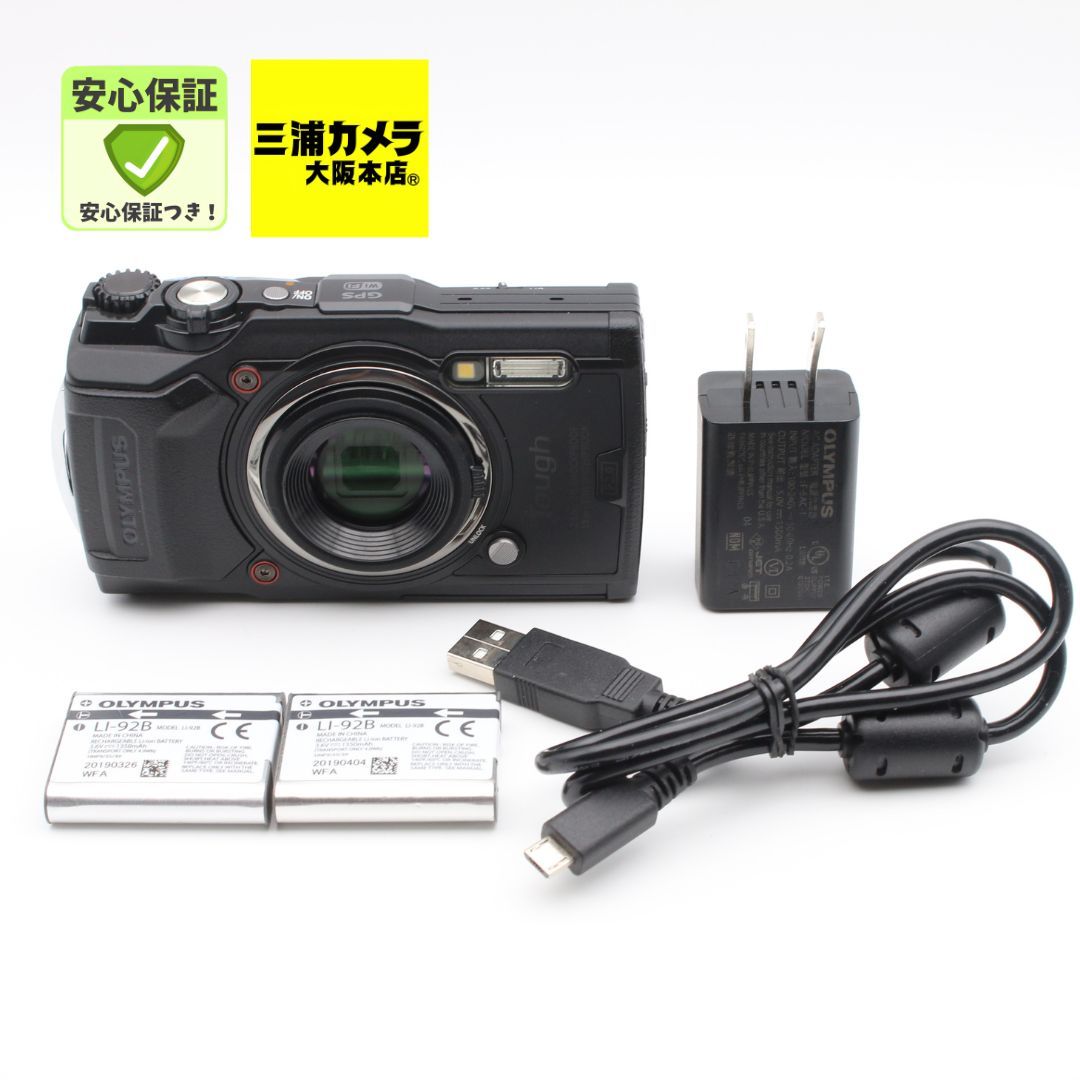 極上品】 OLYMPUS Tough TG-6 ブラック 1200万画素CMOS F2.0 15m 防水