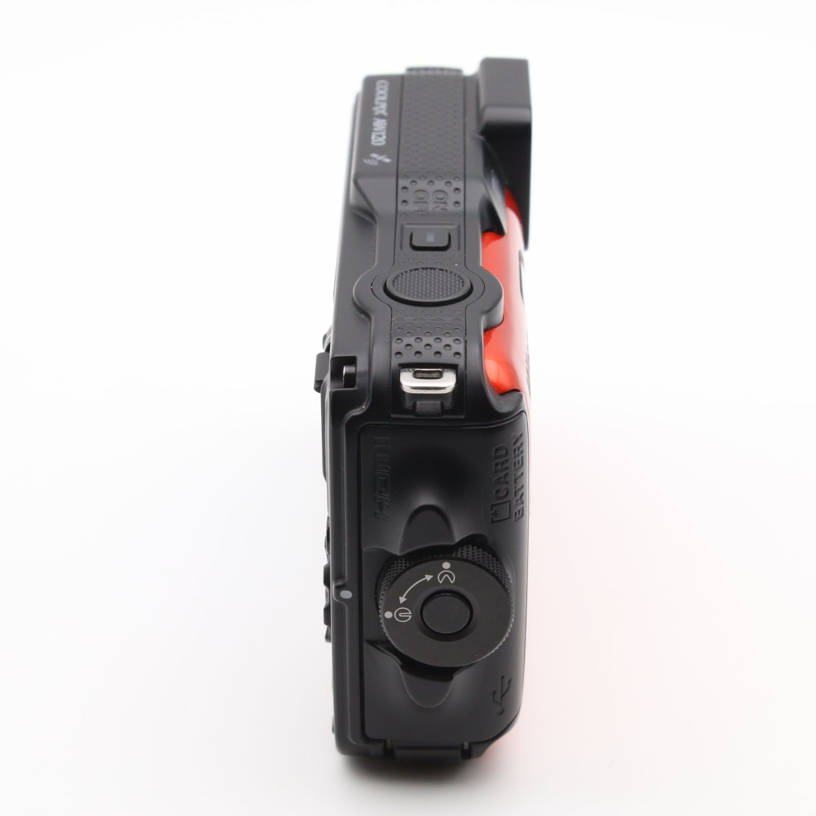 極上品】 Nikon COOLPIX AW120 防水 1600万画素 サンシャインオレンジ