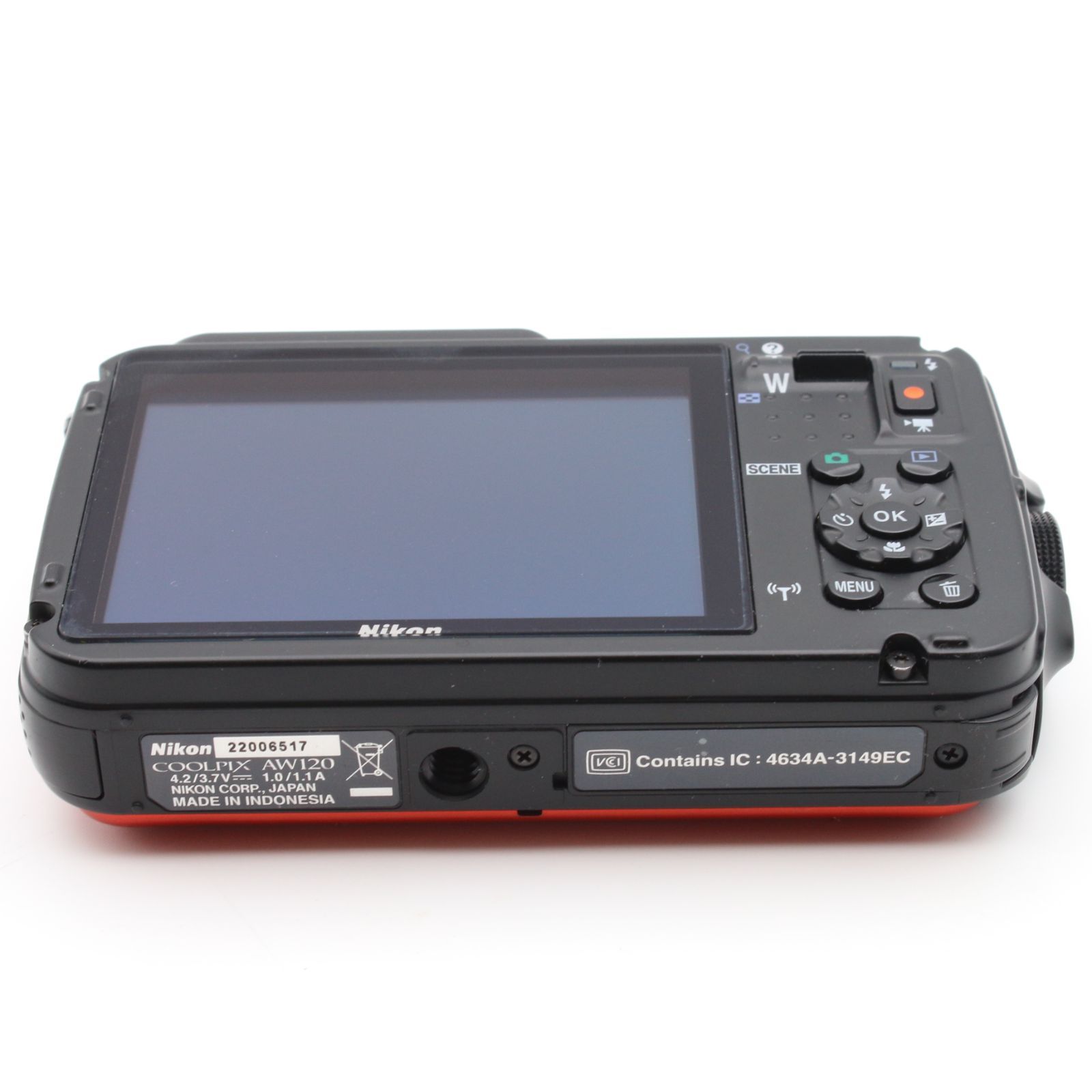 Nikon COOLPIX AW120 防水デジタルカメラ　極美品 極上品】 Nikon COOLPIX AW120 防水 1600万画素 サンシャインオレンジ