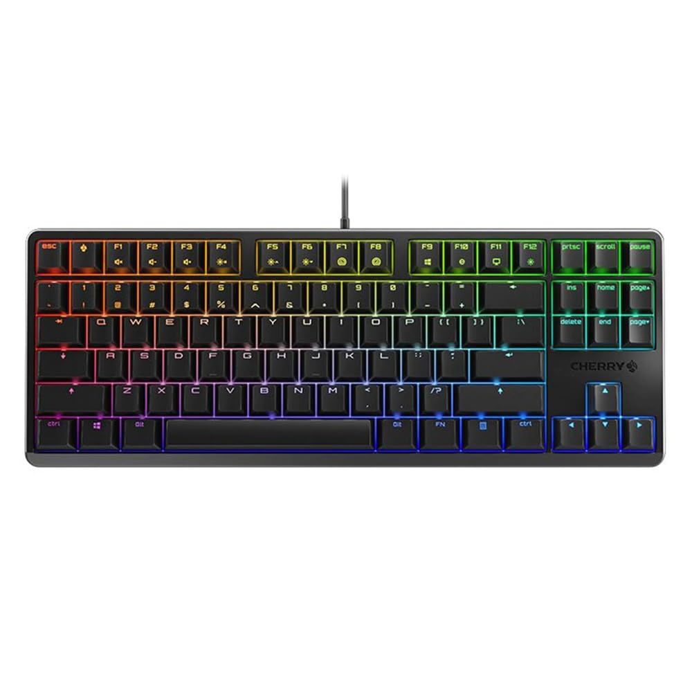新品 CHERRY MX G80-3000S TKL Black RGB Keyboard 赤軸