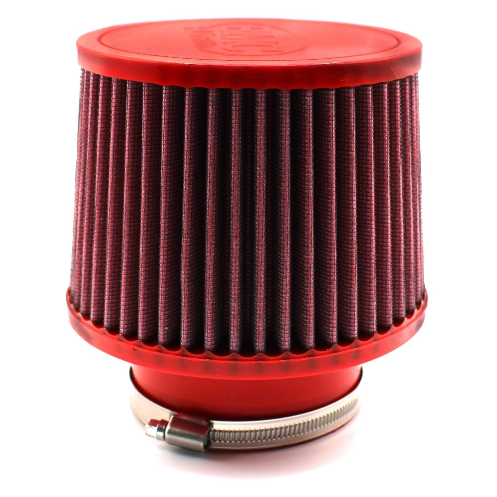 新品 BMC Air Filter バイク 車 エアクリーナー シングルエア プラスチックトップ Φ90 フィルター長113mm 汎用 コニカルエアフィルター FBSA90-110
