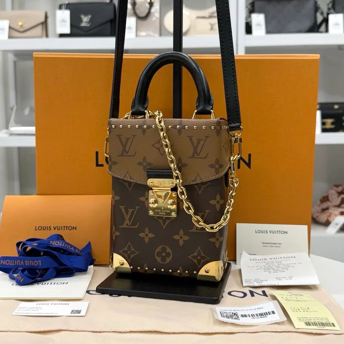 OS Louis Vuitton ルイヴィトン モノグラム カメラボックス クロスバック