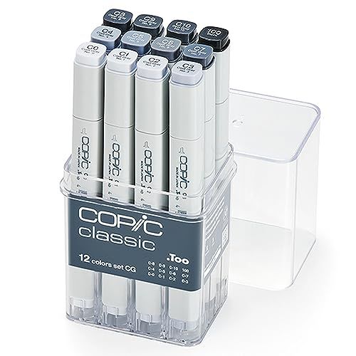 CopicToo コピック クラシック 12色セット CGｍａ