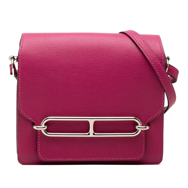 エルメス サックロウリス 斜め掛け ショルダーバッグ ローズパープル エバーカラー レディース HERMES【1-0273959】