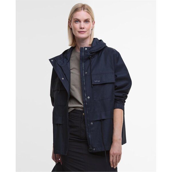 バブアー レディース アウター ジャケット・ブルゾン ジャケット Barbour Reese Showerproof Jacket Dark Navy ネイビー