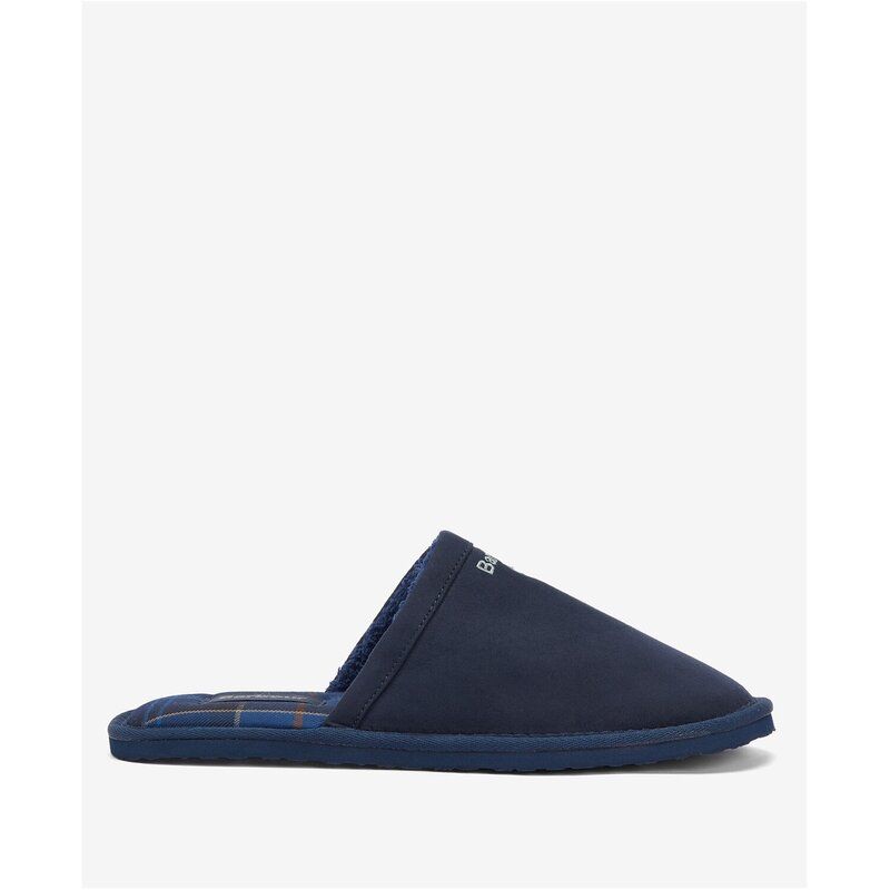 バブアー メンズ シューズ サンダル Barbour Everitt Mule Slippers Navy ネイビー