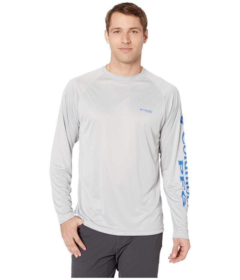 コロンビア メンズ トップス シャツ Columbia Terminal Tackle LShirt Cool GreyVivid グレー