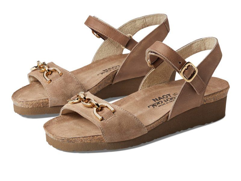 ナオト レディース シューズ ヒール Naot Aubrey Almond Brown Su ブラウン