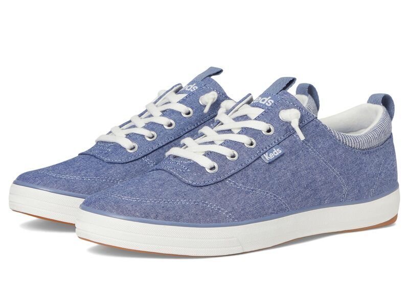 ケッズ レディース シューズ スニーカー Keds Center III SlipOn Blue Chambray ブルー