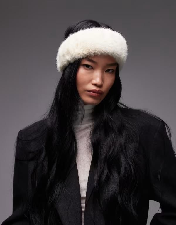 アンドアザーストーリーズ レディース アクセサリー 帽子 Other Stories premium soft faux fur headband in cream CREAM クリーム