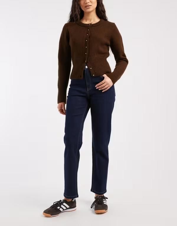 エイソス レディース ボトムス デニムパンツ スリムフィット ジーンズ ASOS DESIGN slim fit comfort jeans in rinse wash