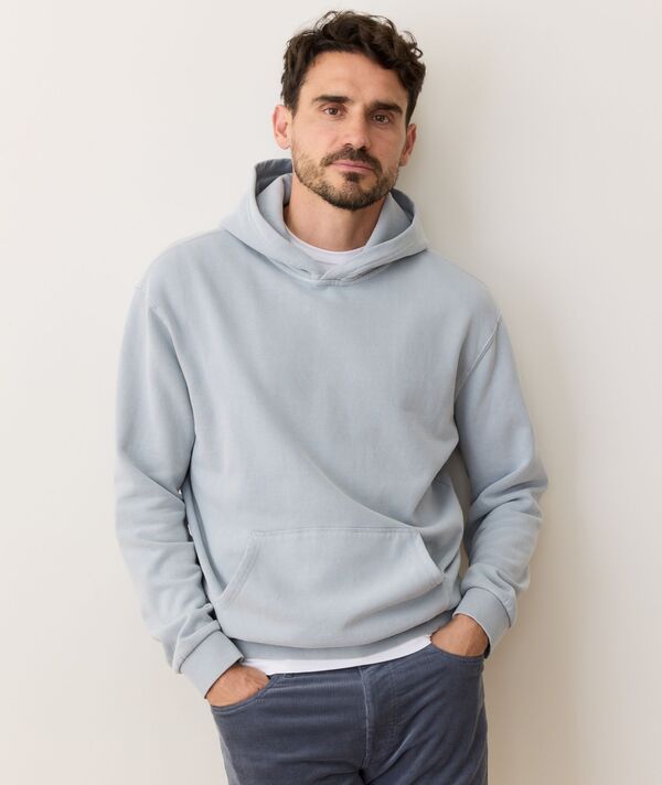 マリーン レイヤー メンズ アウター パーカー・スウェット フリース Marine Layer Mens Relaxed Cloud 9 Fleece Hoodie Ballad Blue ブルー