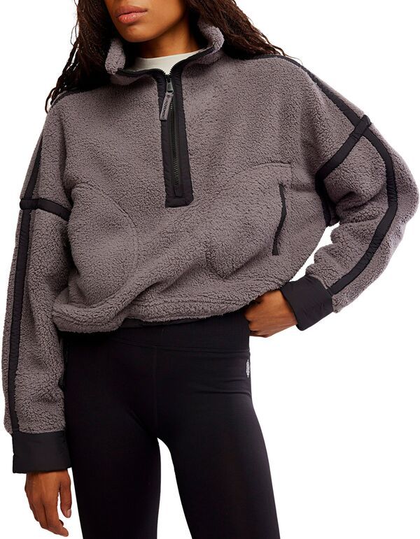 フリーピープル レディース アウター ジャケット・ブルゾン フリース FP Movement Womens Mountain High Fleece 12 Zip Gunmetal ガンメタル
