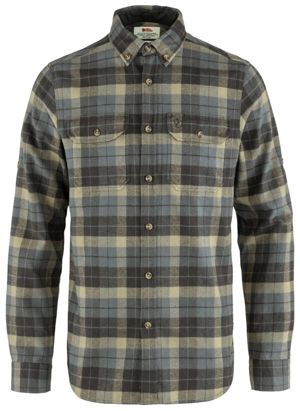 フェールラーベン メンズ トップス シャツ Fjallraven Mensingi Heavy Flannel Shirt Super GreyStone Grey グレー