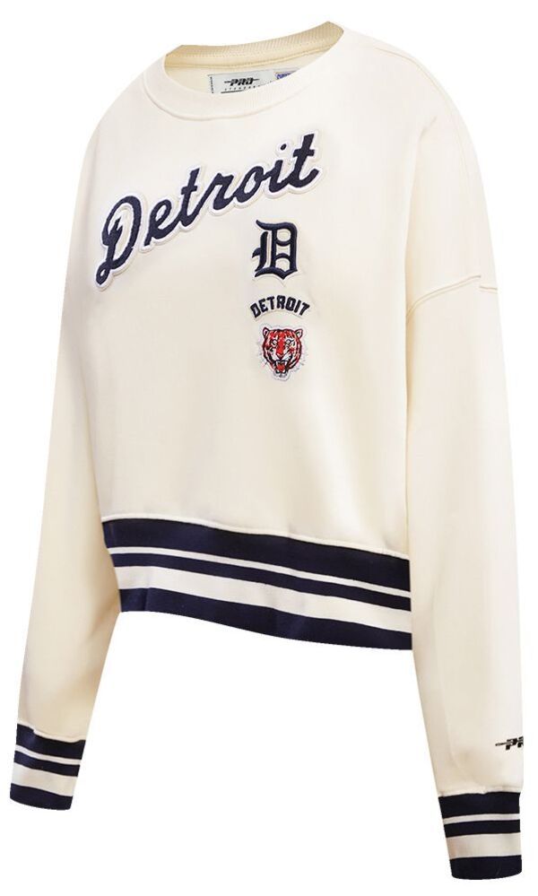 プロスタンダード レディース アウター パーカー・スウェット クルーネック シャツ フリース Pro Standard Womens Detroitigers Retro Fleece Crew Ne