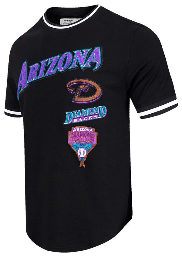 プロスタンダード メンズ トップス Tシャツ ニット Pro Standard Mens Arizona Diamondbacks Retro Double KnitShirt Black ブラック