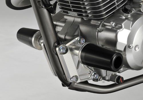 新品 アグラス(AGRAS) レーシングスライダー エンジンハンガー ロゴ有 ジュラコン:ホワイト D-TRACKER125 342-481-000X