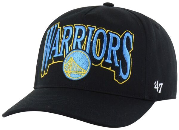 フォーティーセブン メンズ アクセサリー 帽子 47 Adult Golden State Warriors Black Everytime Hitch Adjustable Hat NoColor