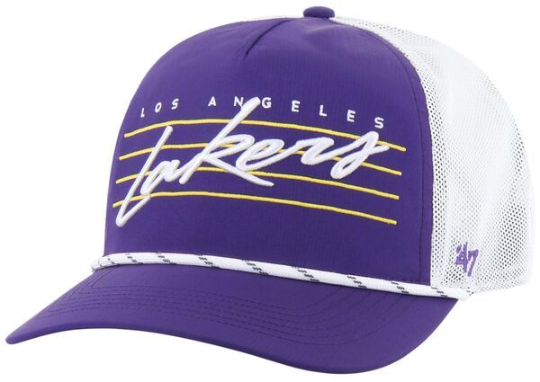 フォーティーセブン レディース アクセサリー 帽子 ダウン 47 Adult Los Angeles Lakers Purple Brrr Downburst Hitch Adjustable Hat
