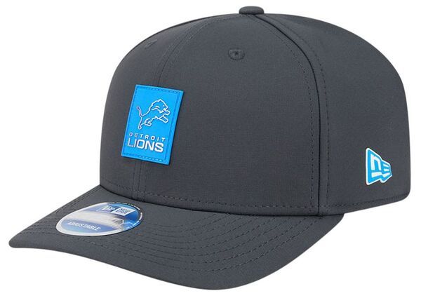 ニューエラ メンズ アクセサリー 帽子 New Eradult Detroit Lions Charcoal Sideline 9Seventy Adjustable StretchSnap Hat