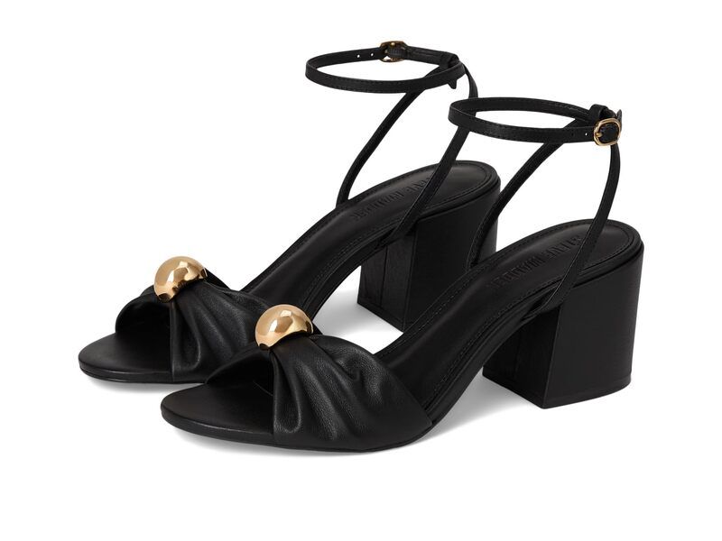 スティーブ マデン レディース シューズ ブーツ・レインブーツ Steve Madden Caden Black Leather ブラック