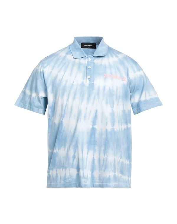 ディースクエアード メンズ トップス ポロシャツ DSQUARED2 ポロシャツ Sky Blue ブルー