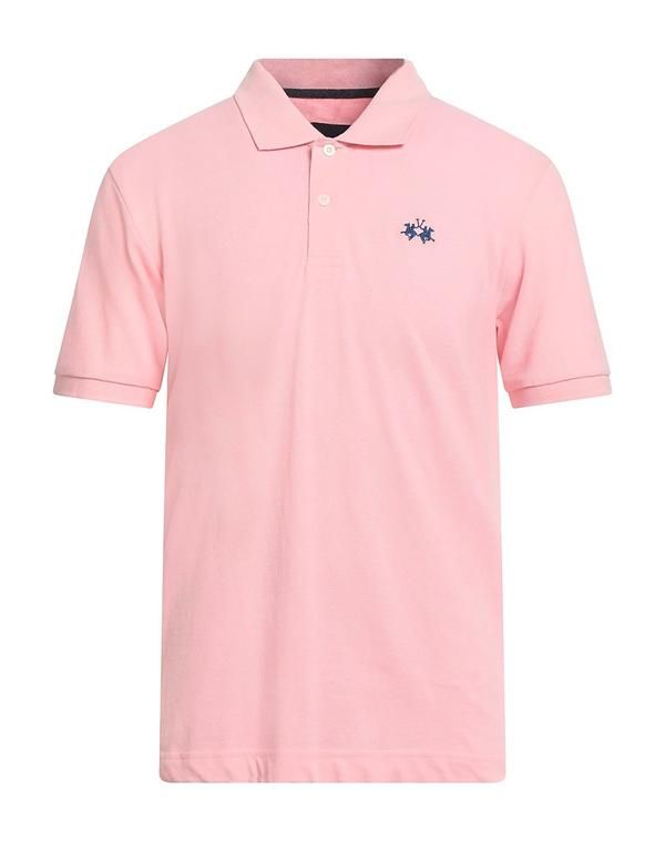 ラ マルティーナ メンズ トップス ポロシャツ LA MARTINA ポロシャツ Salmon Pink ピンク