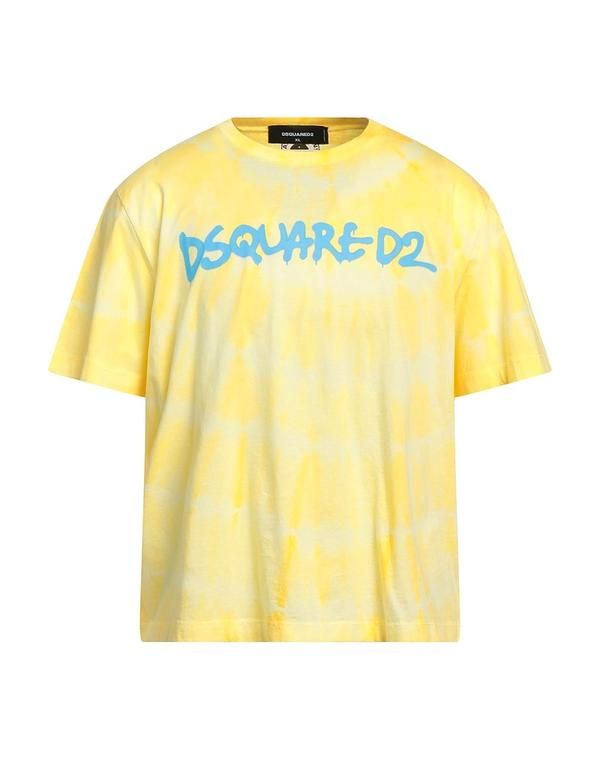 ディースクエアード メンズ トップス Tシャツ DSQUARED2 Ｔシャツ Yellow イエロー