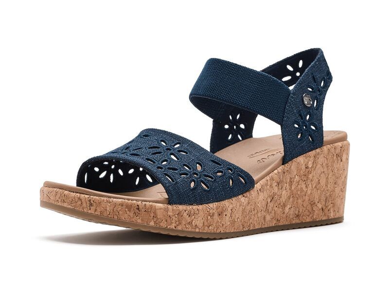 スケッチャーズ レディース シューズ ヒール SKECHERS Arch Fit Beverlee 20 Beach Bliss Navy ネイビー