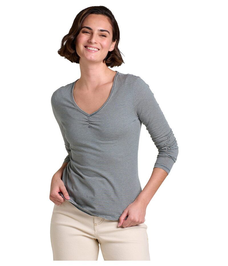 ドード アンドコー レディース トップス シャツ ToadCo Rose Long Sleeve Tee Oatmeal Micro S オートミール