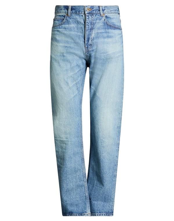 ロエベ メンズ ボトムス デニムパンツ ストレートレッグ LOEWE Blue ブルー