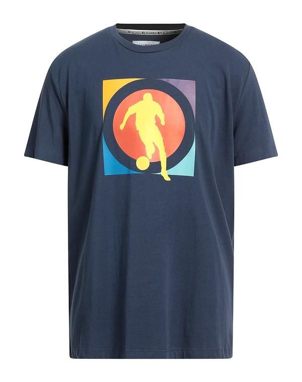 ビッケンバーグス メンズ トップス Tシャツ BIKKEMBERGS Midnight Blue ブルー