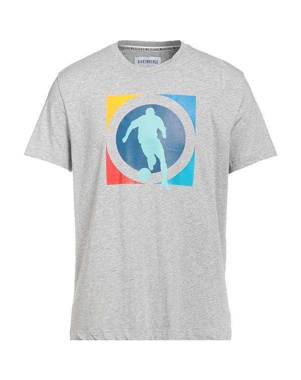 ビッケンバーグス メンズ トップス Tシャツ BIKKEMBERGS Gray グレー