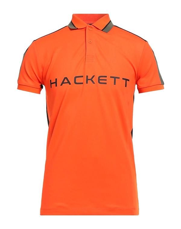 ハケット メンズ トップス ポロシャツ HACKETT Orange オレンジ