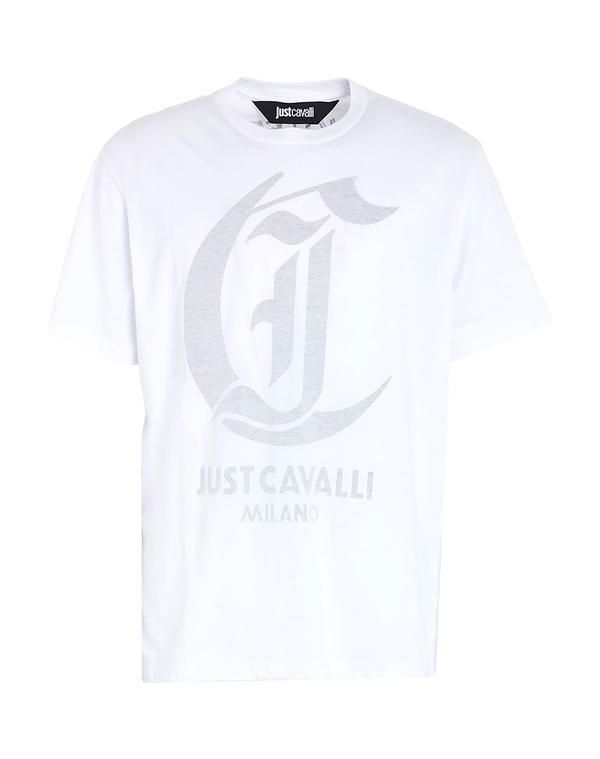 ジャストカバリ メンズ トップス Tシャツ JUST CAVALLI White ホワイト
