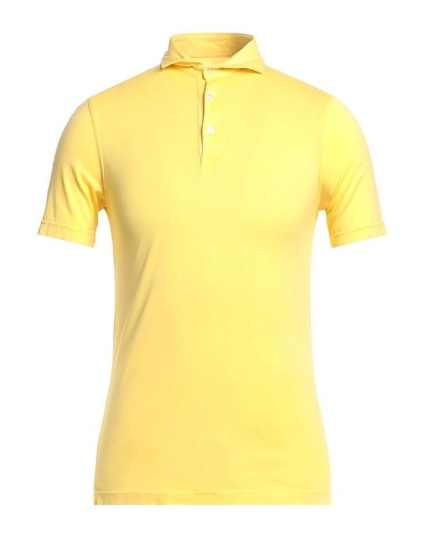 フェデーリ メンズ トップス ポロシャツ FEDELI Yellow イエロー