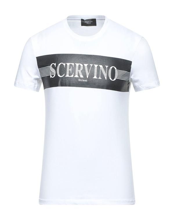 エルマンノ シェルヴィーノ メンズ トップス Tシャツ ERMANNO SCERVINO White ホワイト