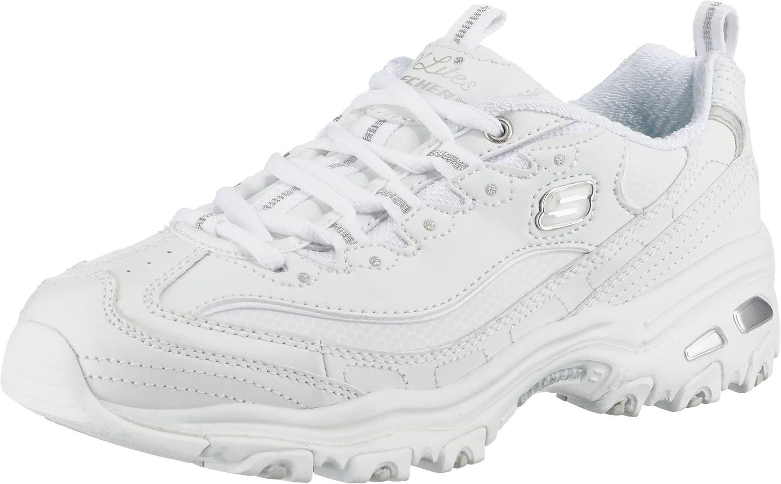 [SKECHERS(スケッチャーズ)] スニーカー D'LITES - FRESH STAR レディース ホワイト×シルバー US 6.5(23.5 cm) 2E [WSL] [23.5 cm 2E]