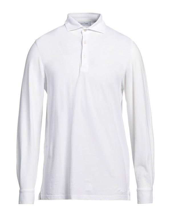 グランサッソ メンズ トップス ポロシャツ GRAN SASSO White ホワイト