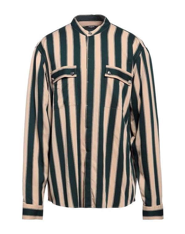 バルマン メンズ トップス シャツ BALMAIN Dark Green グリーン
